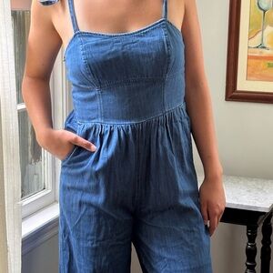 Old Navy Blue Denim Overalls